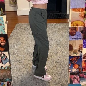 Olive green cargo pants